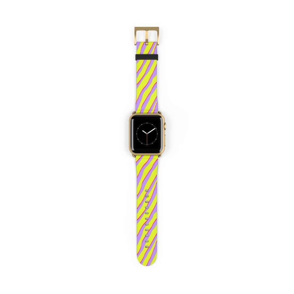 Citrus Zebra Print Apple Watch Band - HAYLEY ELSAESSER 