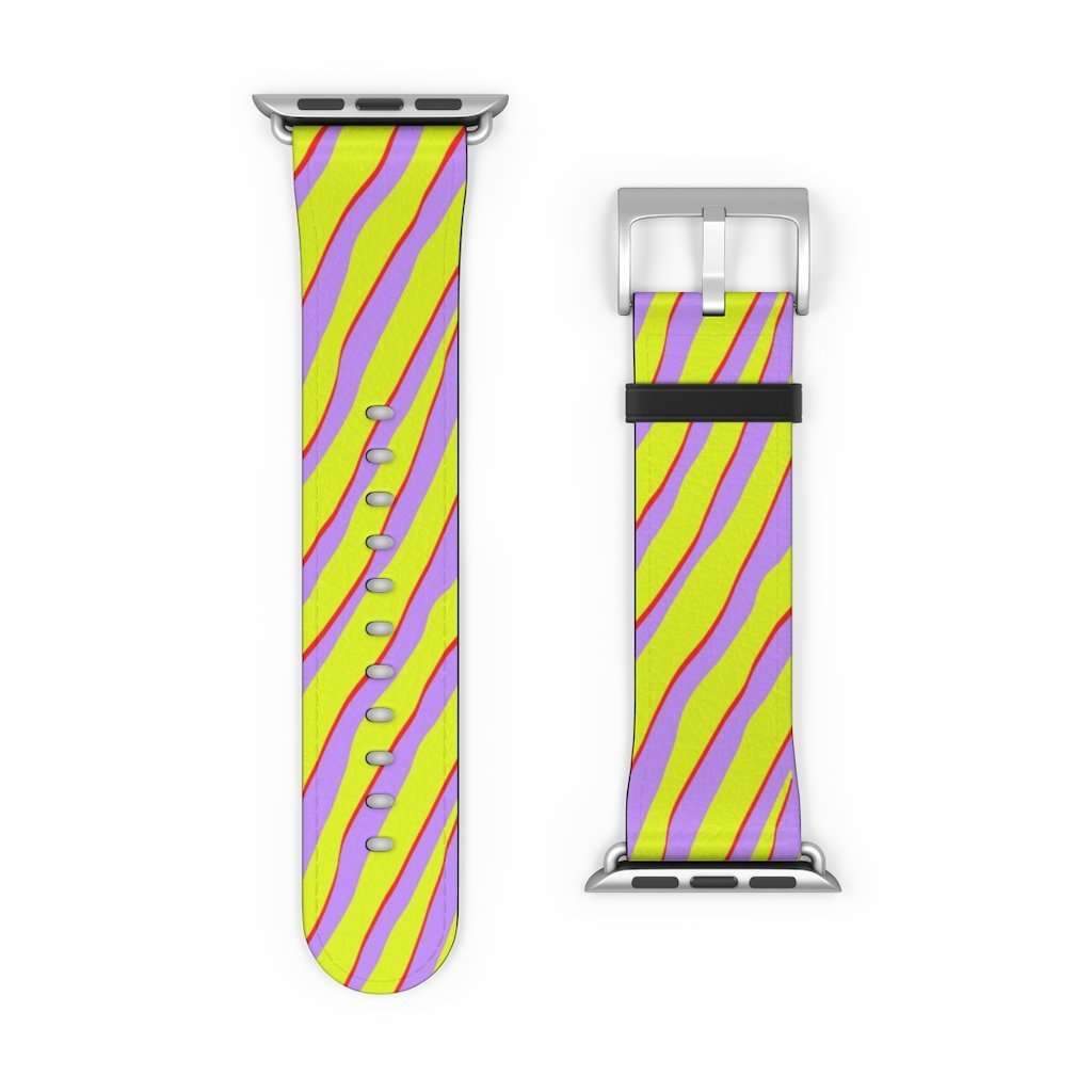 Citrus Zebra Print Apple Watch Band - HAYLEY ELSAESSER 