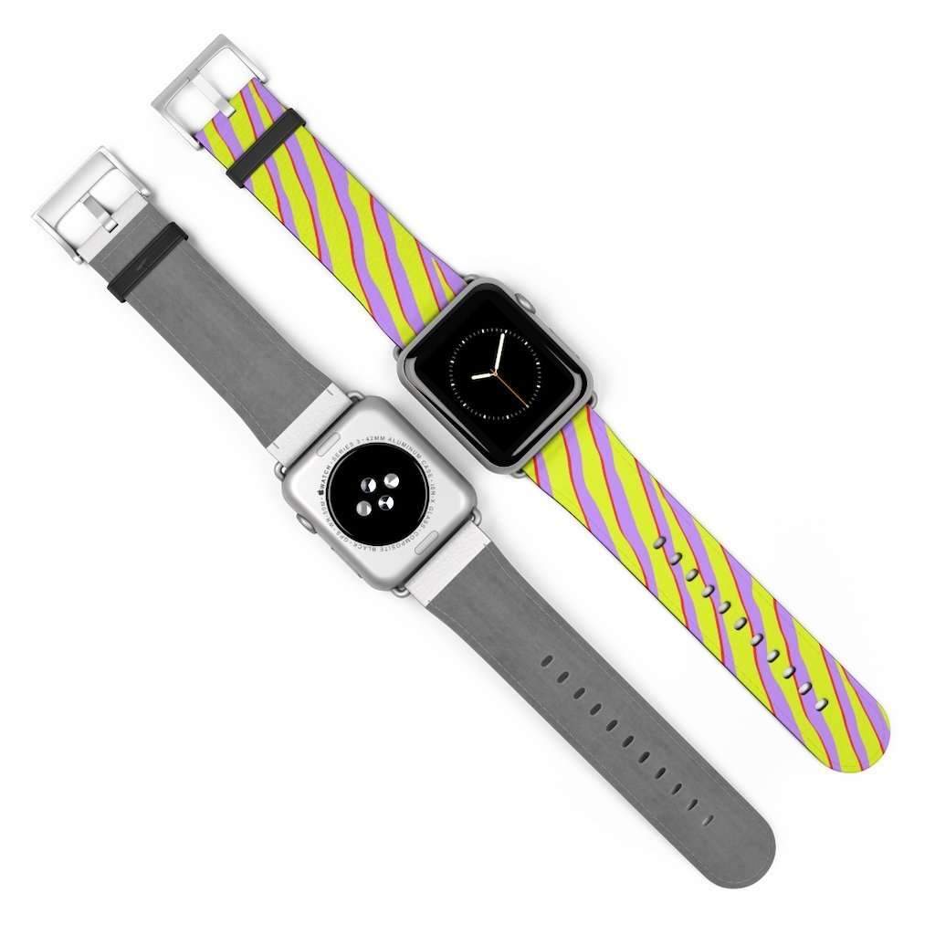 Citrus Zebra Print Apple Watch Band - HAYLEY ELSAESSER 