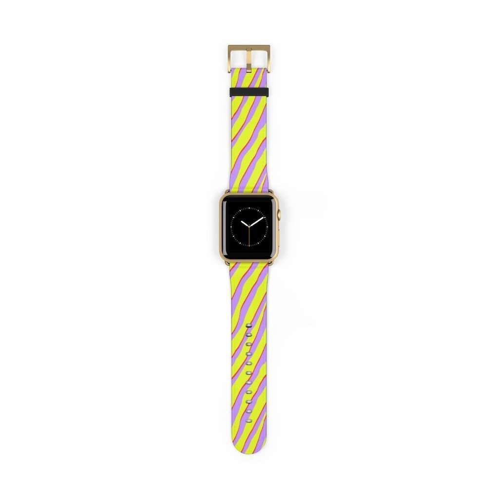 Citrus Zebra Print Apple Watch Band - HAYLEY ELSAESSER 