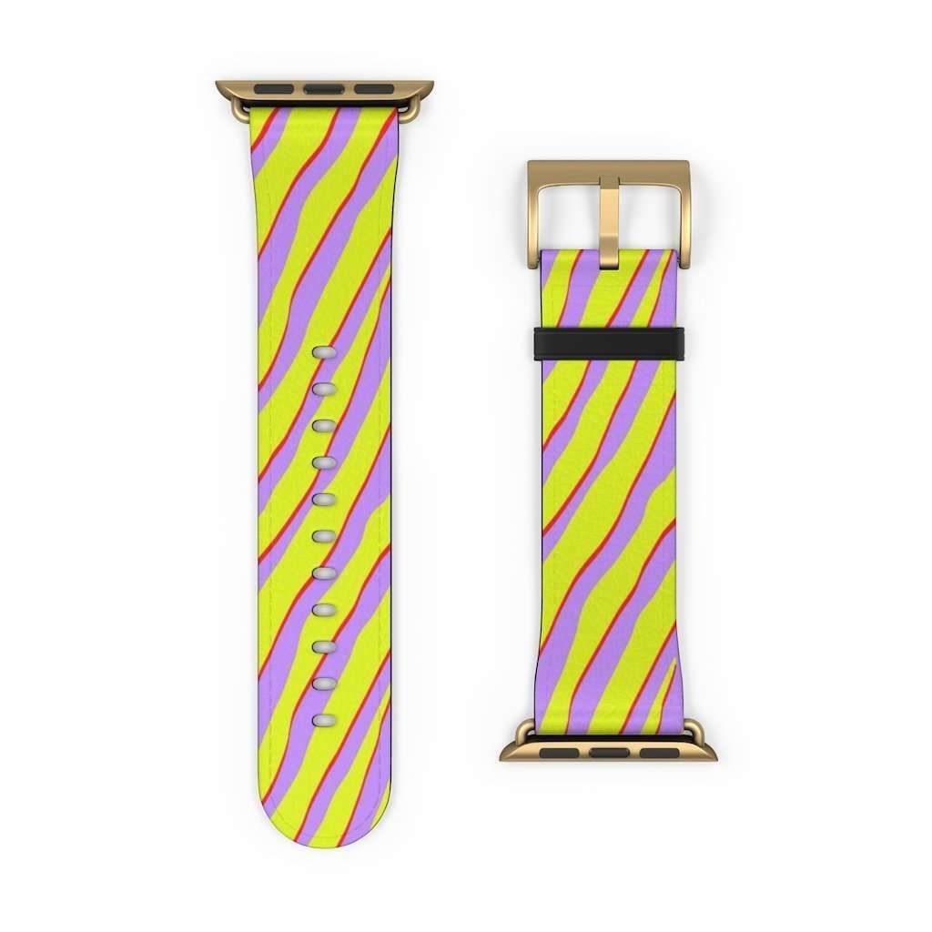 Citrus Zebra Print Apple Watch Band - HAYLEY ELSAESSER 