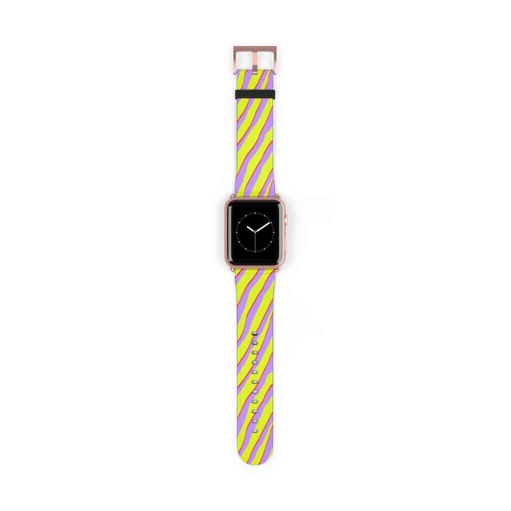 Citrus Zebra Print Apple Watch Band - HAYLEY ELSAESSER 