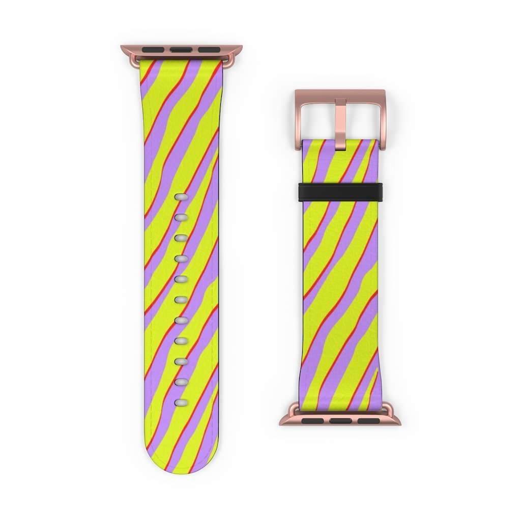 Citrus Zebra Print Apple Watch Band - HAYLEY ELSAESSER 