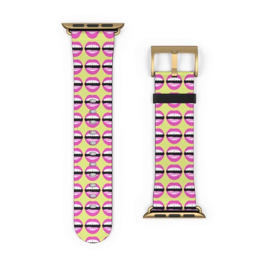 Mouthy Print Apple Watch Band - HAYLEY ELSAESSER 