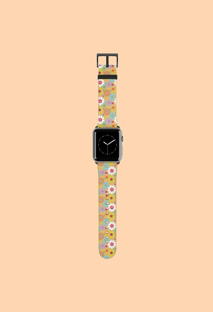 Retro Flower Print Apple Watch Band - HAYLEY ELSAESSER 