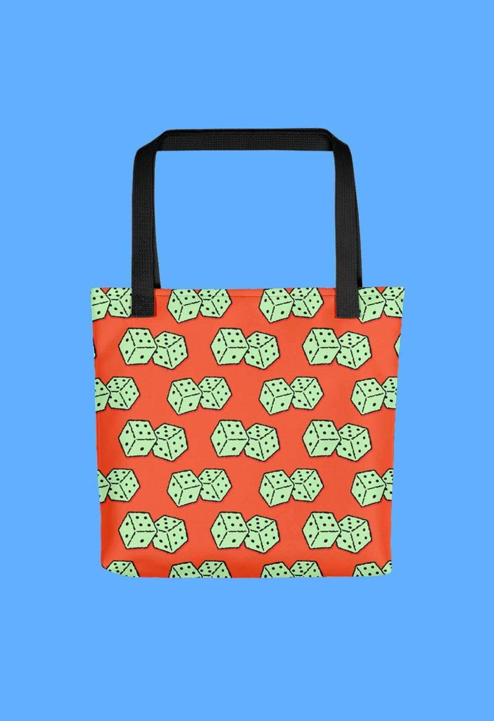 ROLLING DICE PRINT TOTE BAG - HAYLEY ELSAESSER 