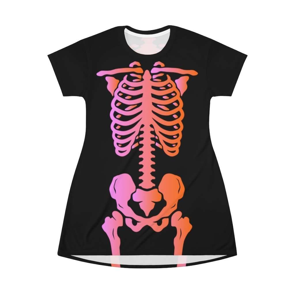 Black Skeleton Mini Dress - HAYLEY ELSAESSER 