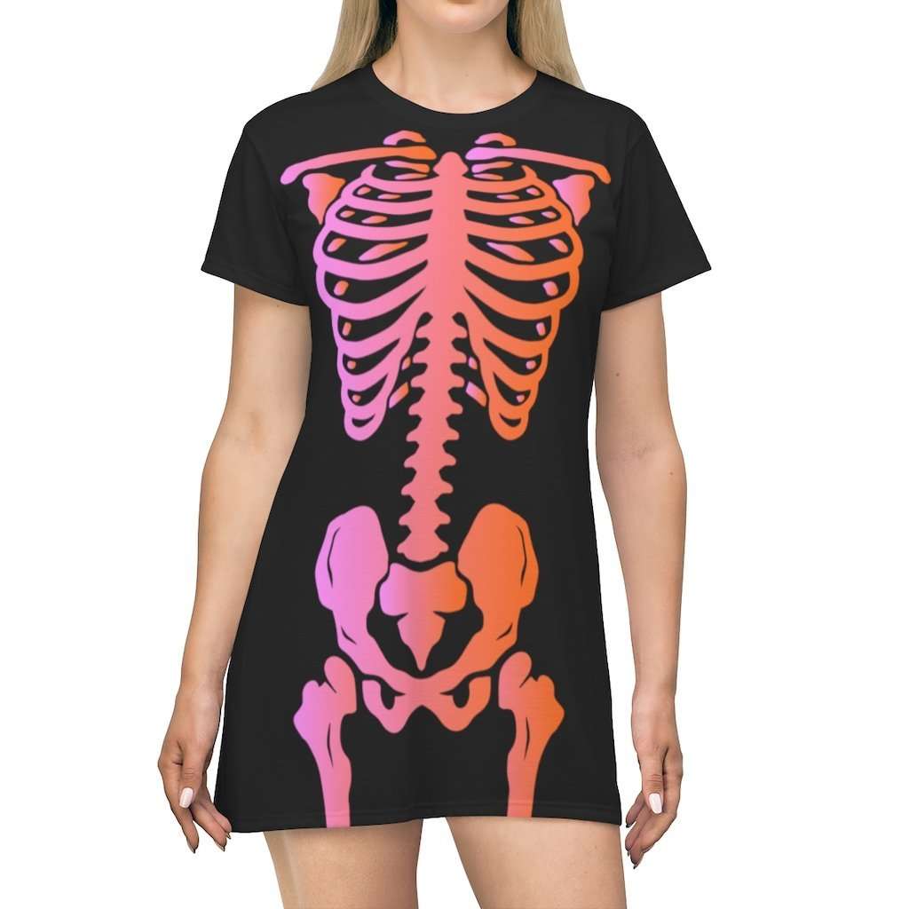 Black Skeleton Mini Dress - HAYLEY ELSAESSER 