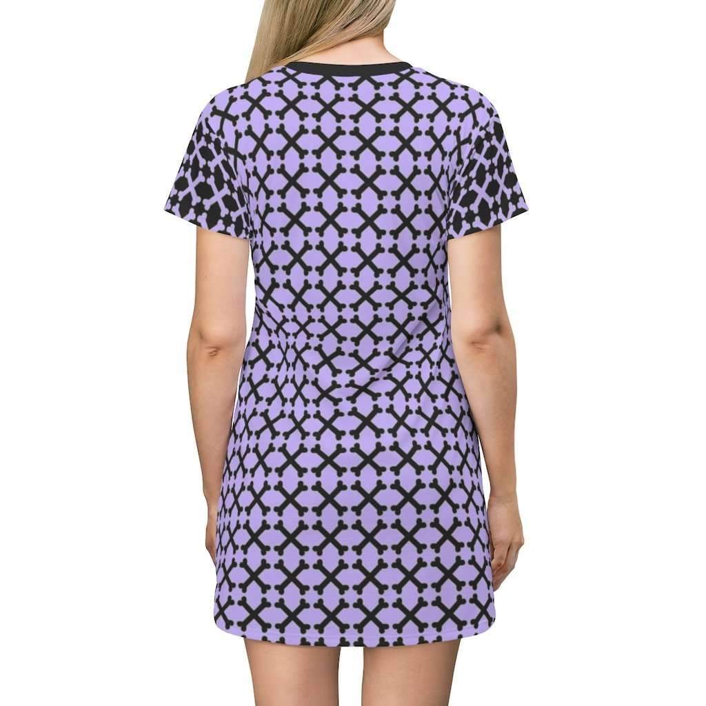 Crossbones Print Tee Mini Dress - HAYLEY ELSAESSER 