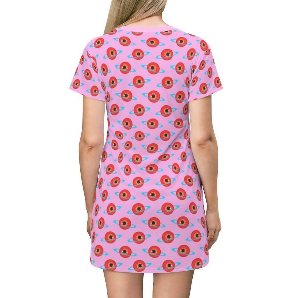 Eyeball Print Mini Tee Dress - HAYLEY ELSAESSER 