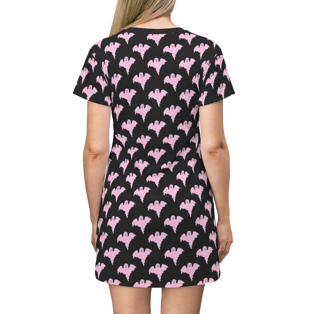 Ghost Print Tee Mini Dress - HAYLEY ELSAESSER 