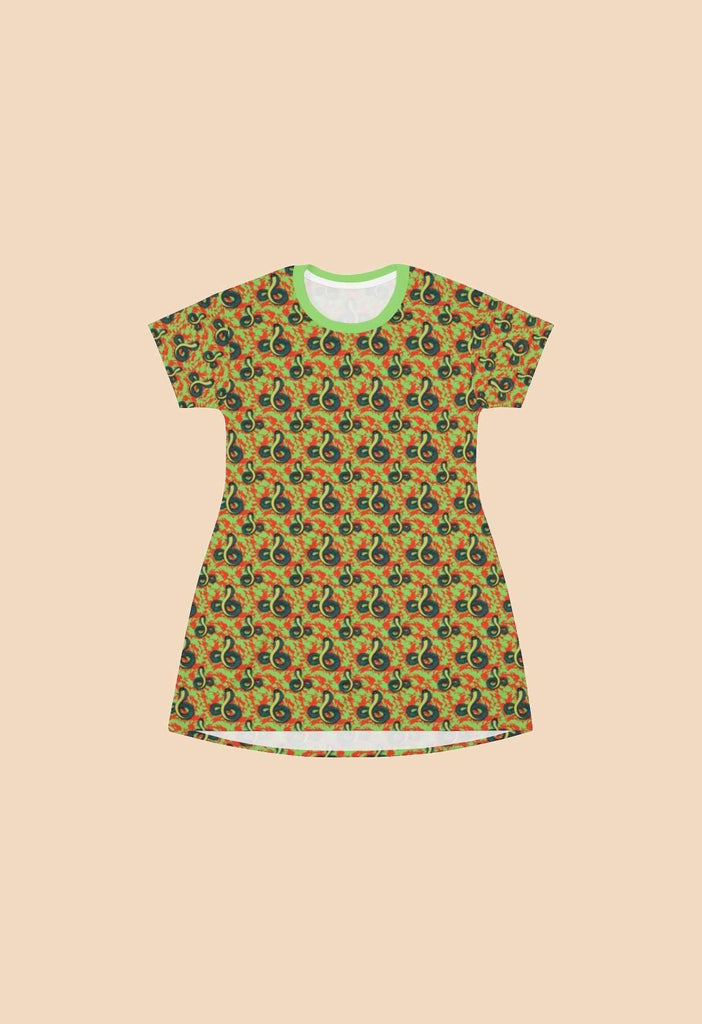 Serpentine Print Mini Dress - HAYLEY ELSAESSER 