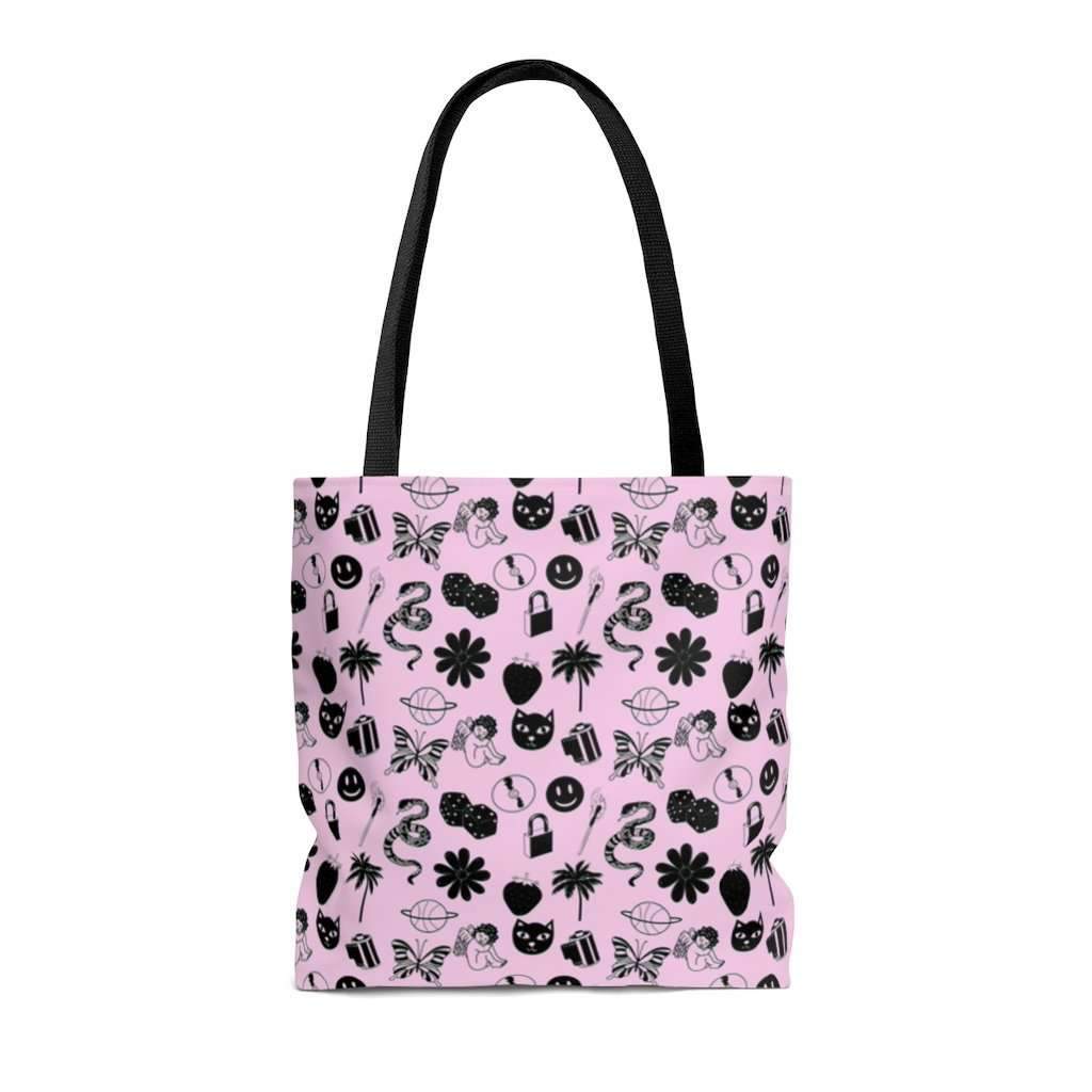 Doodle Print Tote Bag - HAYLEY ELSAESSER 