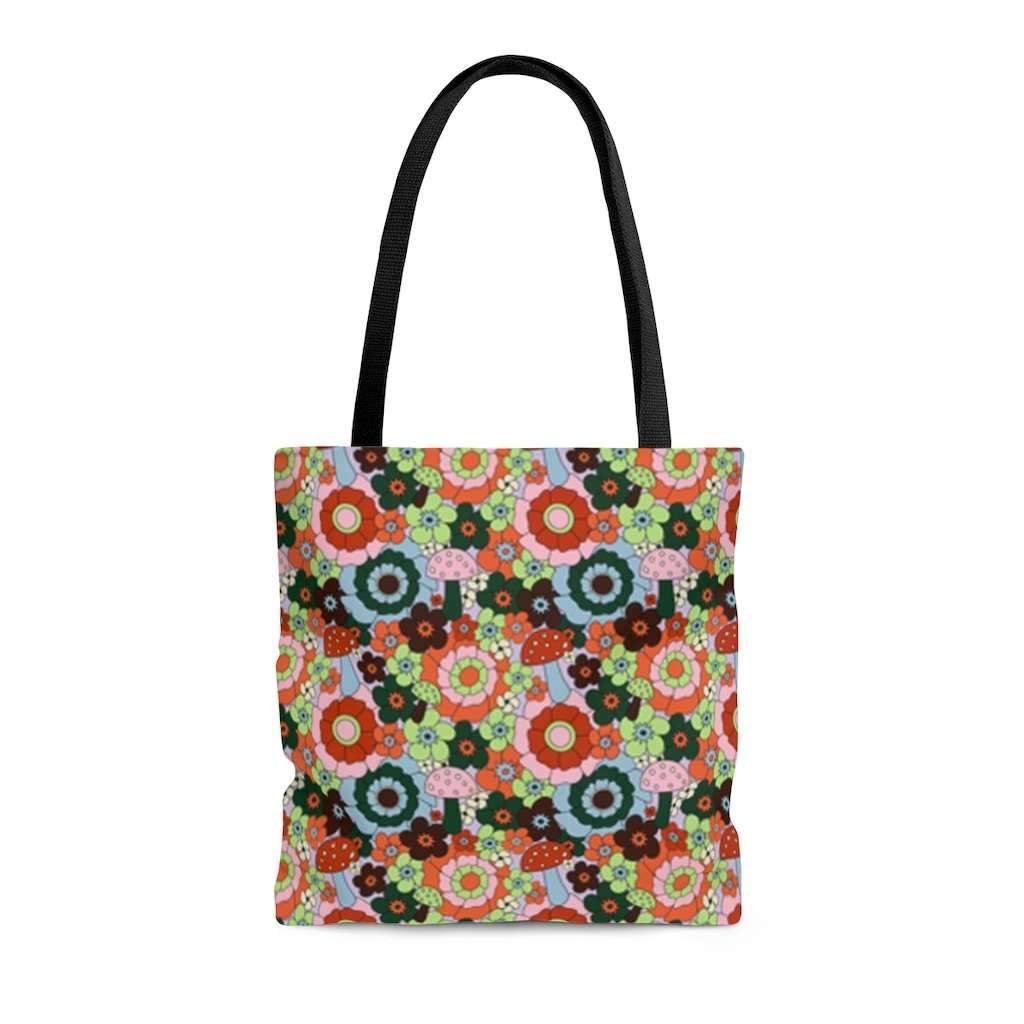 Mushroom Floral Print Tote Bag - HAYLEY ELSAESSER 