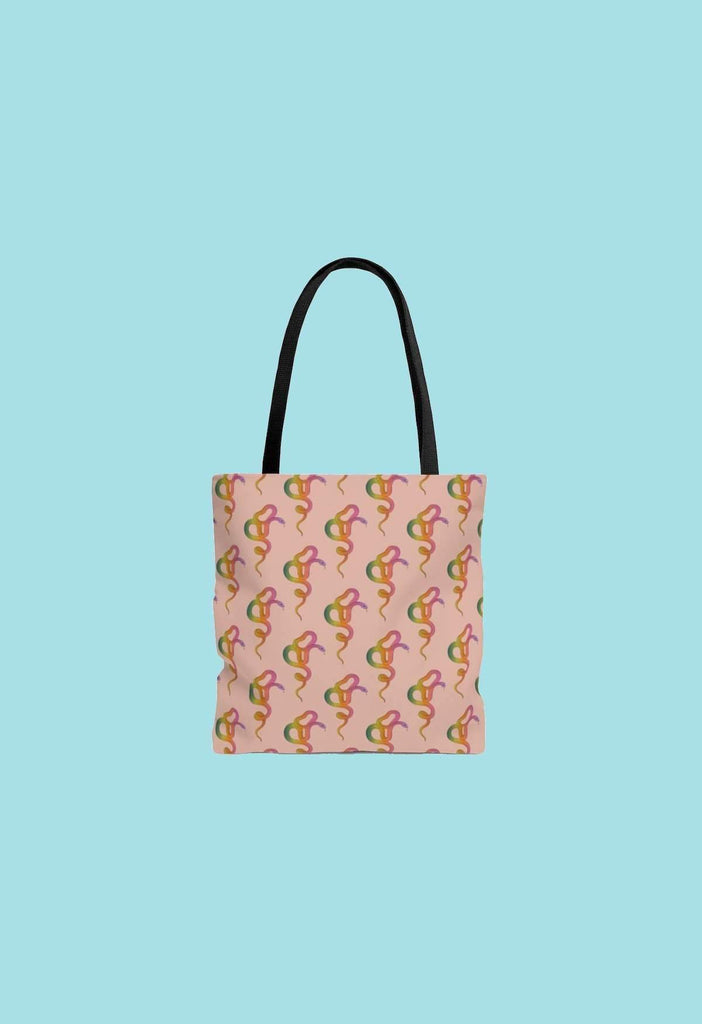 Peach Snake Tote Bag - HAYLEY ELSAESSER 