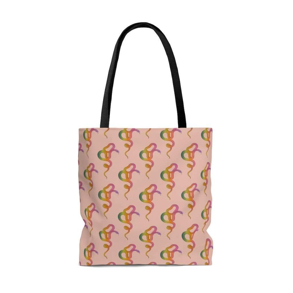 Peach Snake Tote Bag - HAYLEY ELSAESSER 
