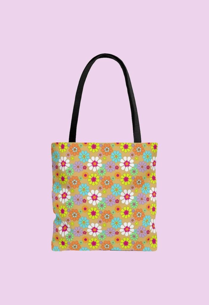 Retro Floral Print Tote Bag - HAYLEY ELSAESSER 