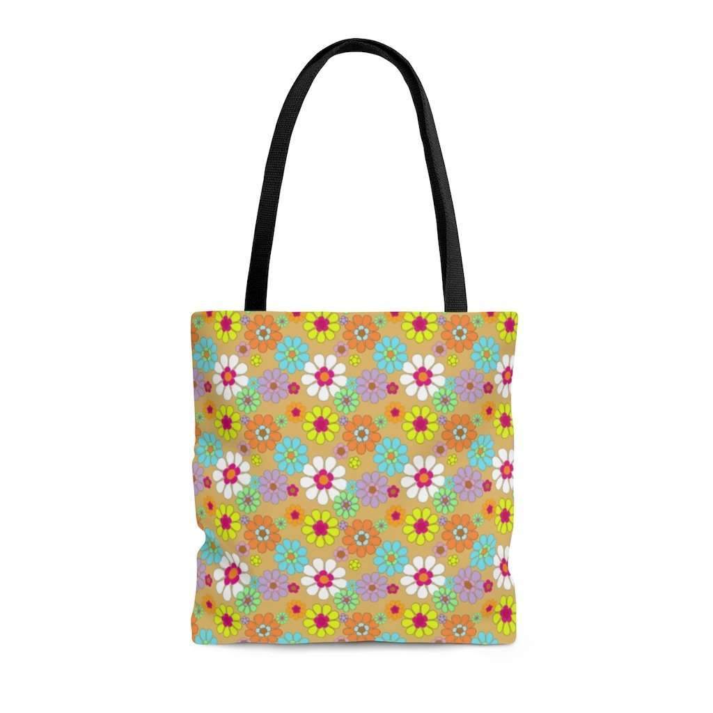 Retro Floral Print Tote Bag - HAYLEY ELSAESSER 