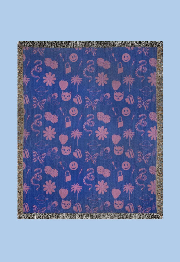 Doodle Woven Throw Blanket - HAYLEY ELSAESSER 