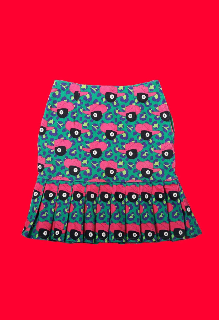 8 Ball Cowboy Pleated Skirt - HAYLEY ELSAESSER 