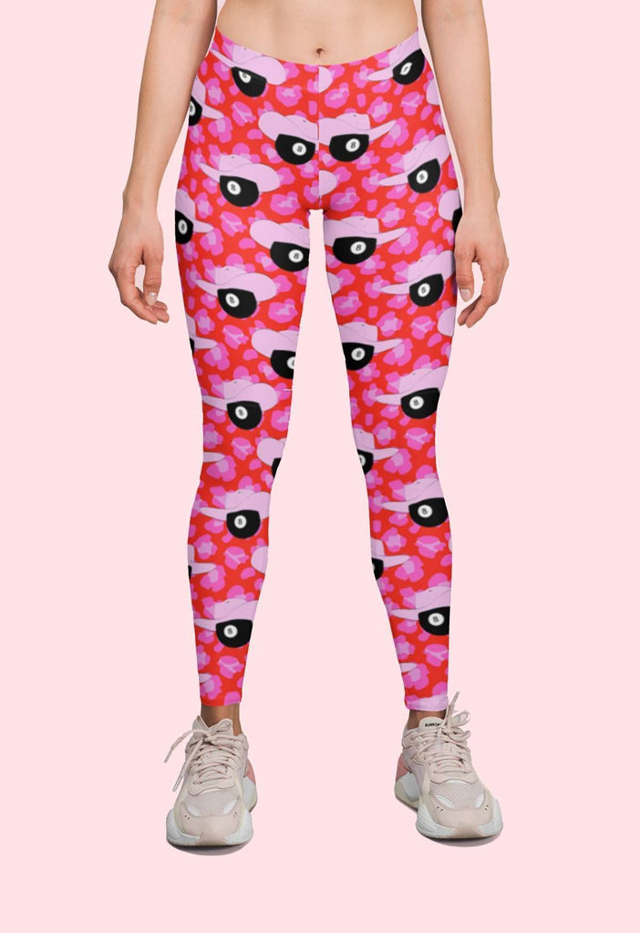 8 Ball Cowboy Print Leggings - HAYLEY ELSAESSER 