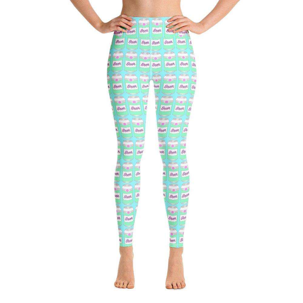 Brewski Beer Print Leggings - HAYLEY ELSAESSER 