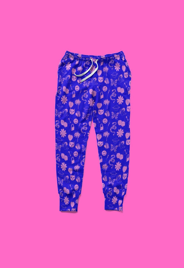 Doodle Print Joggers - HAYLEY ELSAESSER 