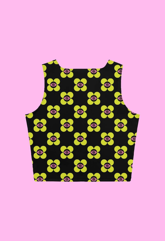 EYE FLOWER CROP TANK - HAYLEY ELSAESSER 