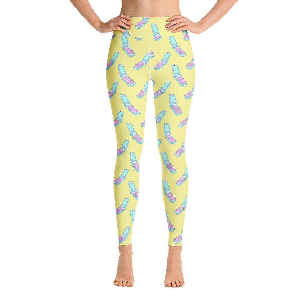 Flip Phone Print Leggings - HAYLEY ELSAESSER 