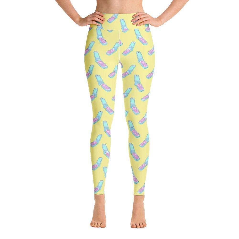 Flip Phone Print Leggings - HAYLEY ELSAESSER 