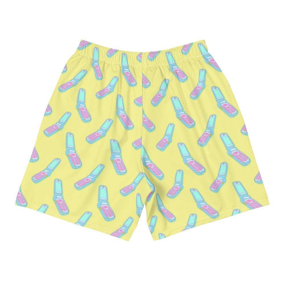 Flip Phone Print Shorts - HAYLEY ELSAESSER 