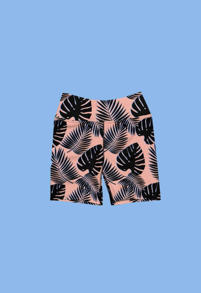 Palm Leaf Bike Shorts - HAYLEY ELSAESSER 