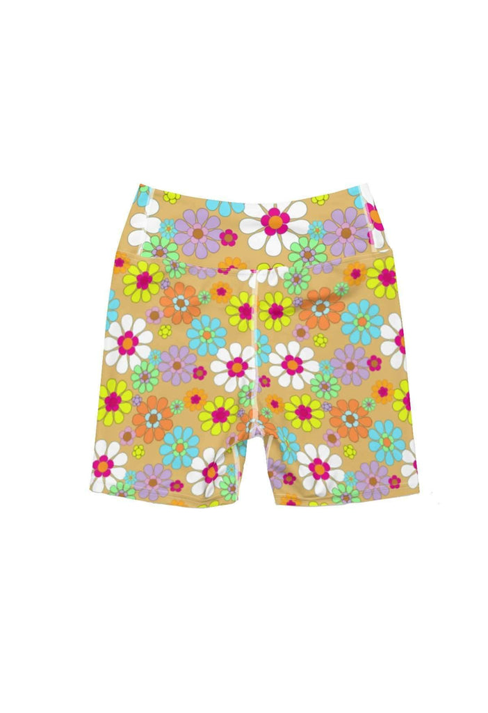 Retro Floral Bike Shorts - HAYLEY ELSAESSER 