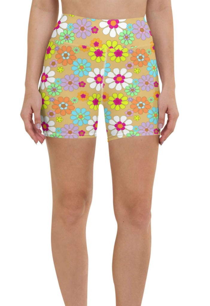 Retro Floral Bike Shorts - HAYLEY ELSAESSER 