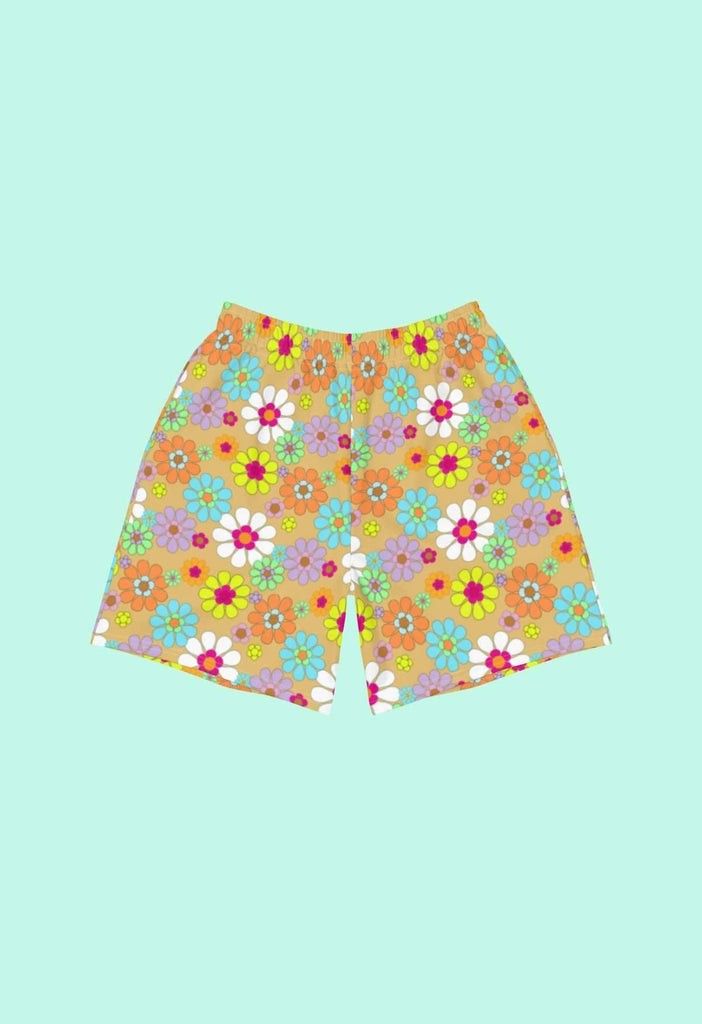 Retro Floral Print Shorts - HAYLEY ELSAESSER 