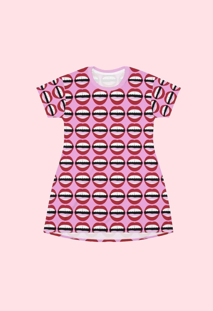 Mouthy Print Tee Mini Dress - HAYLEY ELSAESSER 