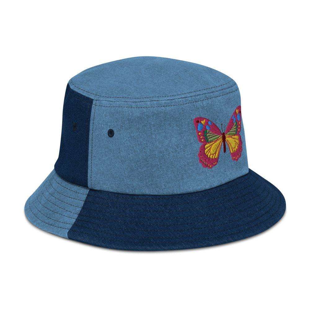 Butterfly Denim Bucket Hat - HAYLEY ELSAESSER 