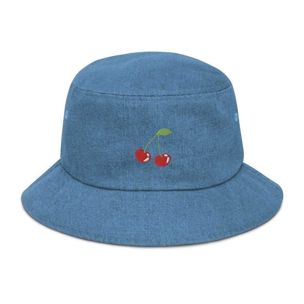 Cherry Denim Bucket Hat - HAYLEY ELSAESSER 