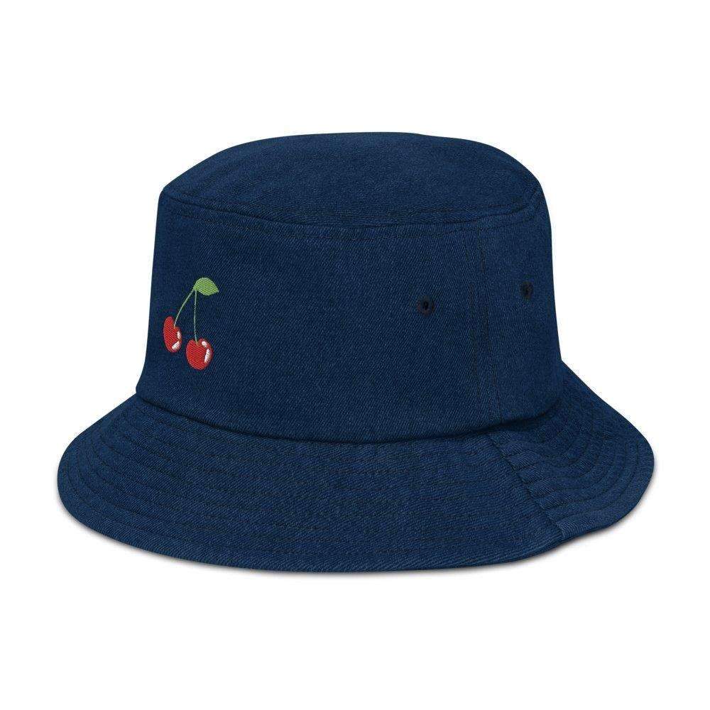 Cherry Denim Bucket Hat - HAYLEY ELSAESSER 