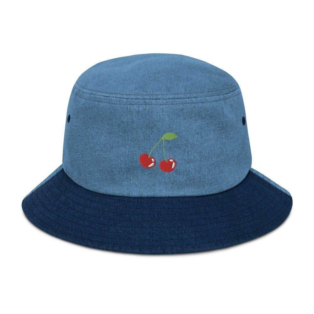 Cherry Denim Bucket Hat - HAYLEY ELSAESSER 