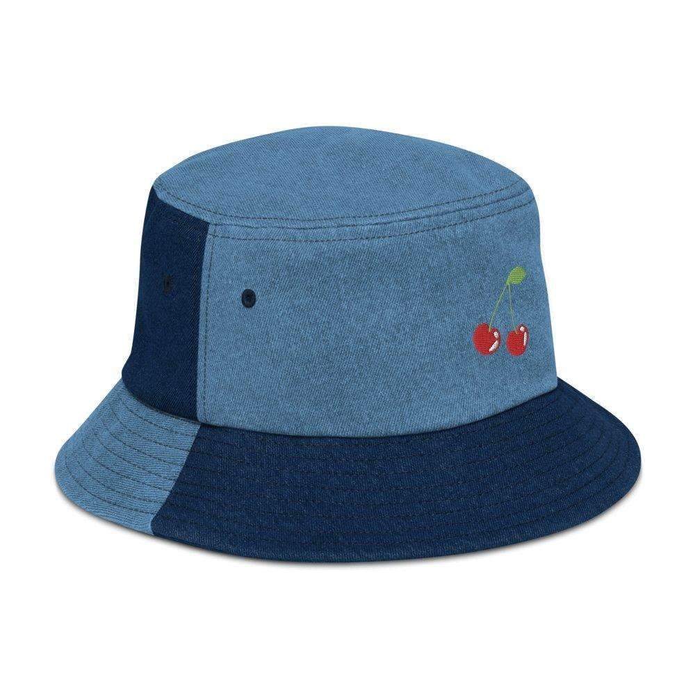 Cherry Denim Bucket Hat - HAYLEY ELSAESSER 