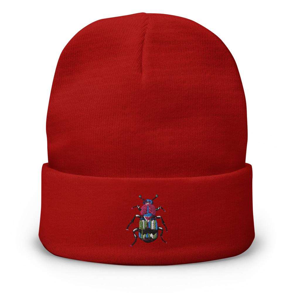 Bugging Out Embroidered Beanie - HAYLEY ELSAESSER 