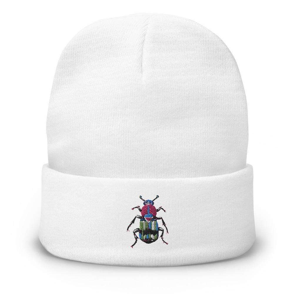 Bugging Out Embroidered Beanie - HAYLEY ELSAESSER 