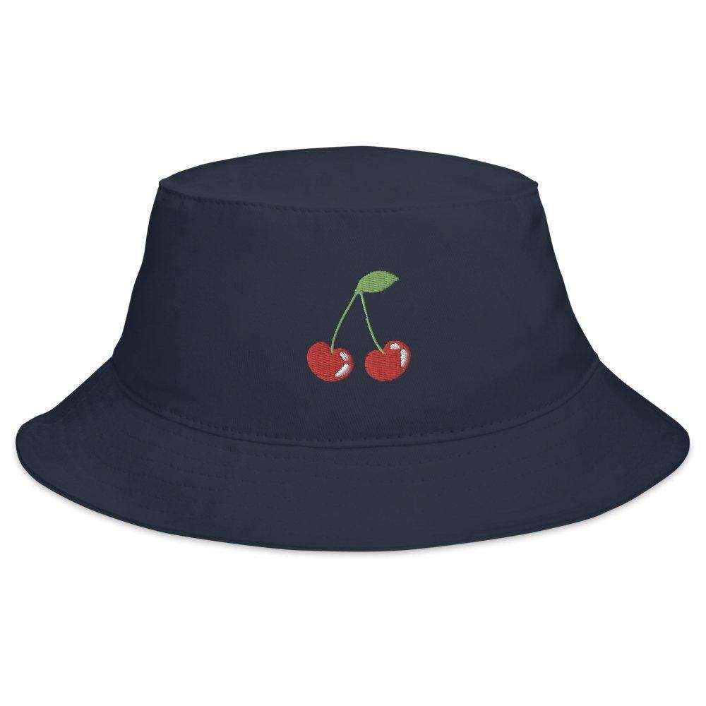Cherry Embroidered Bucket Hat - HAYLEY ELSAESSER 