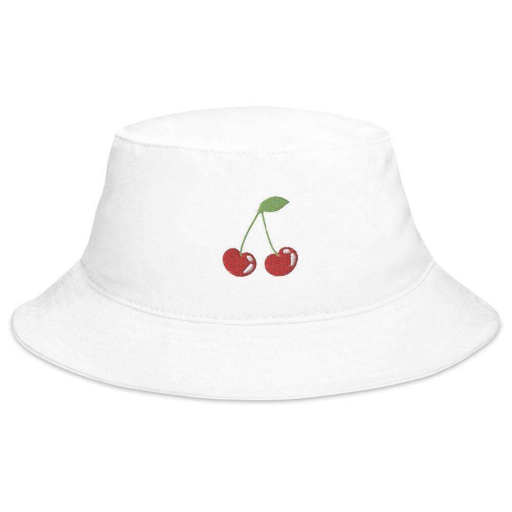 Cherry Embroidered Bucket Hat - HAYLEY ELSAESSER 