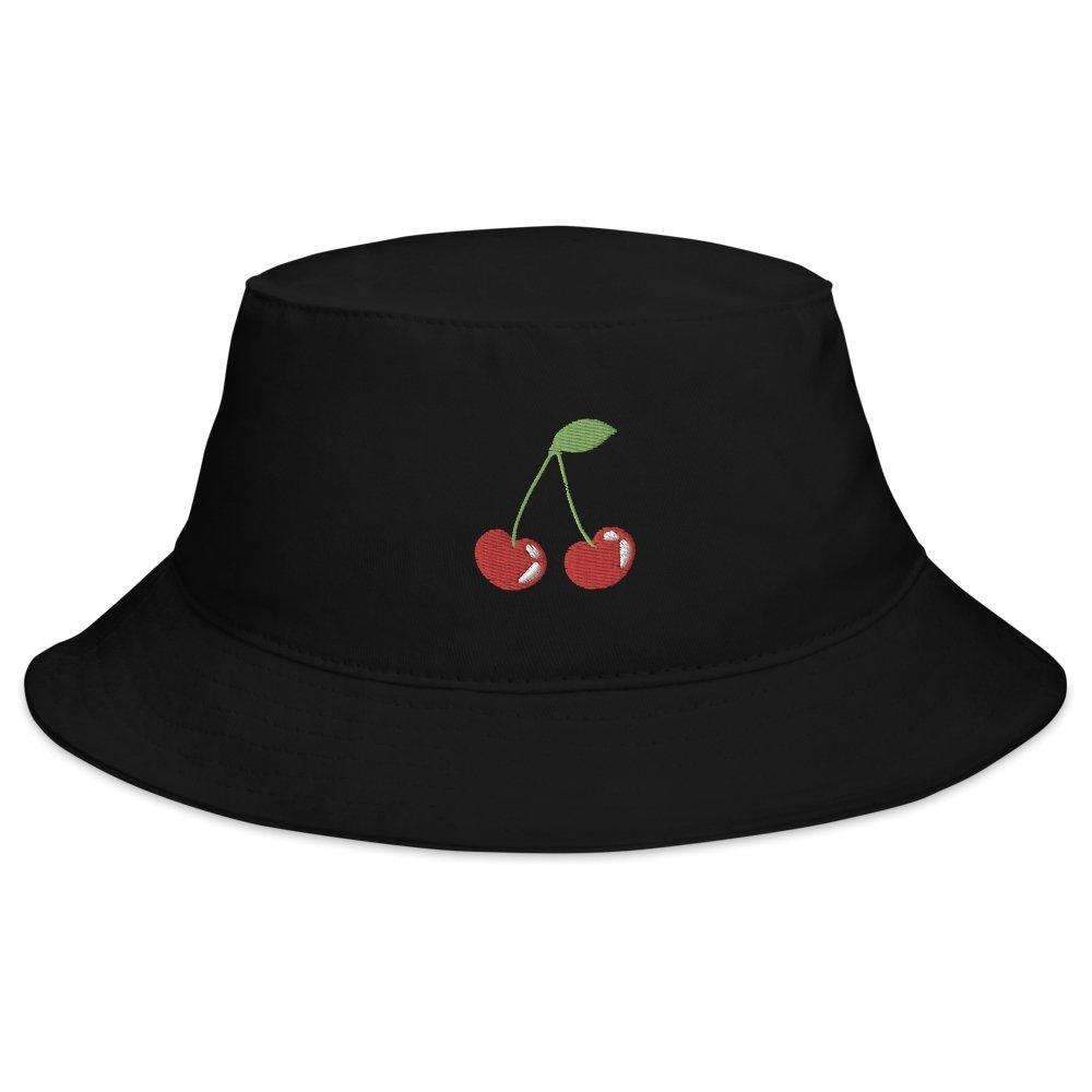 Cherry Embroidered Bucket Hat - HAYLEY ELSAESSER 