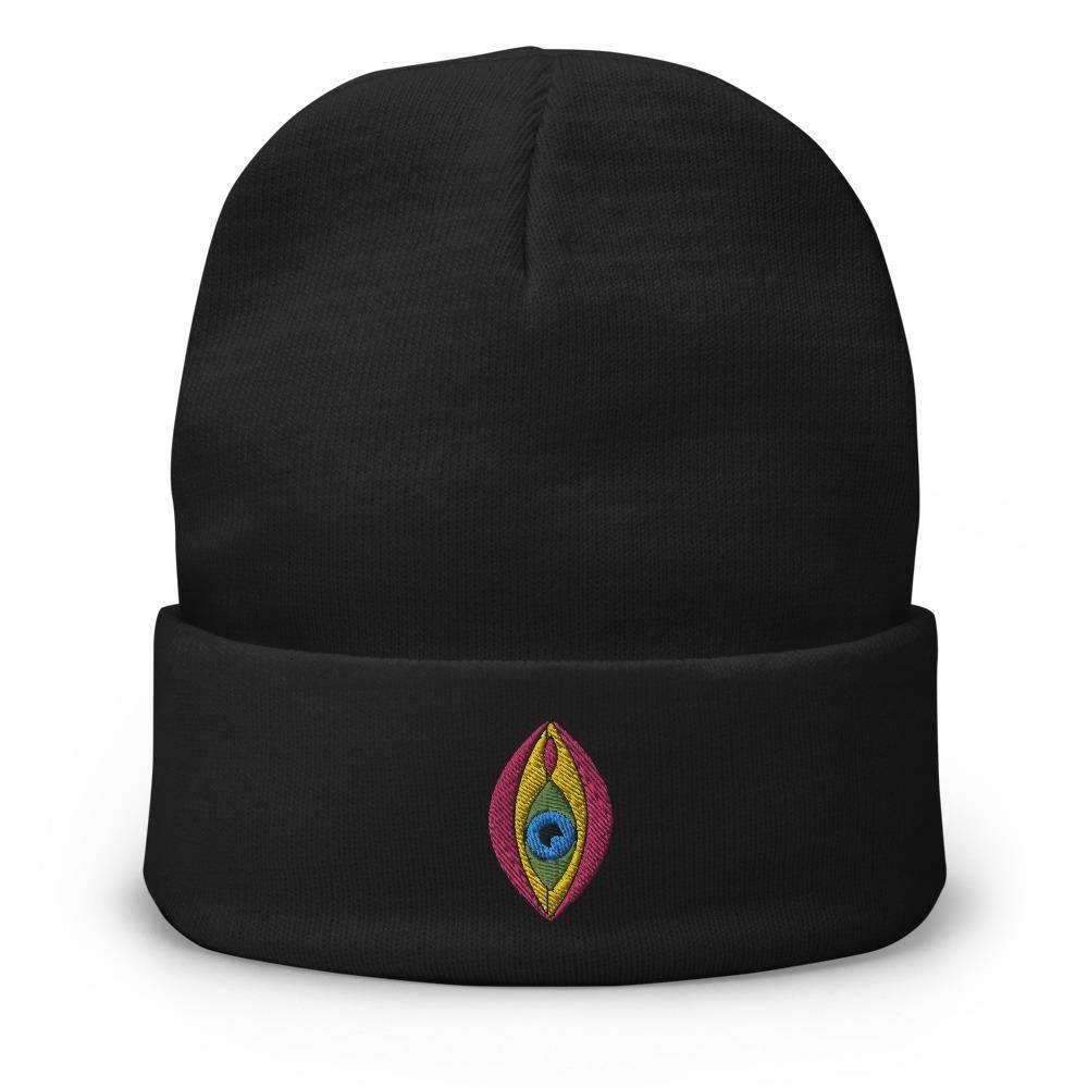Eyegina Embroidered Beanie - HAYLEY ELSAESSER 