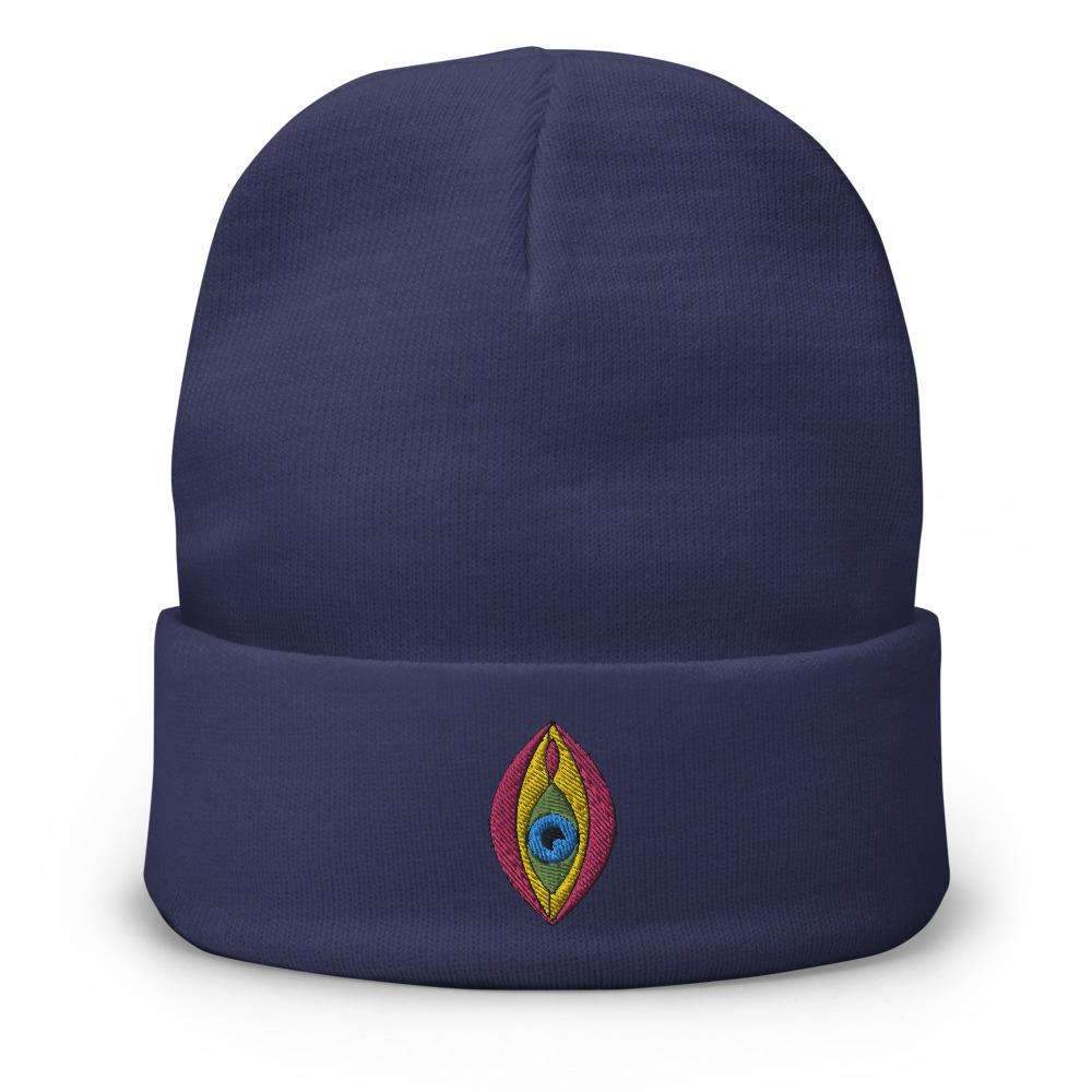 Eyegina Embroidered Beanie - HAYLEY ELSAESSER 