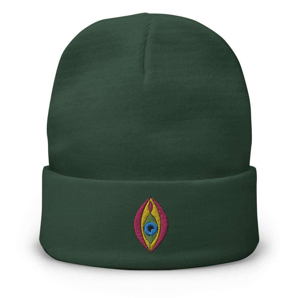 Eyegina Embroidered Beanie - HAYLEY ELSAESSER 
