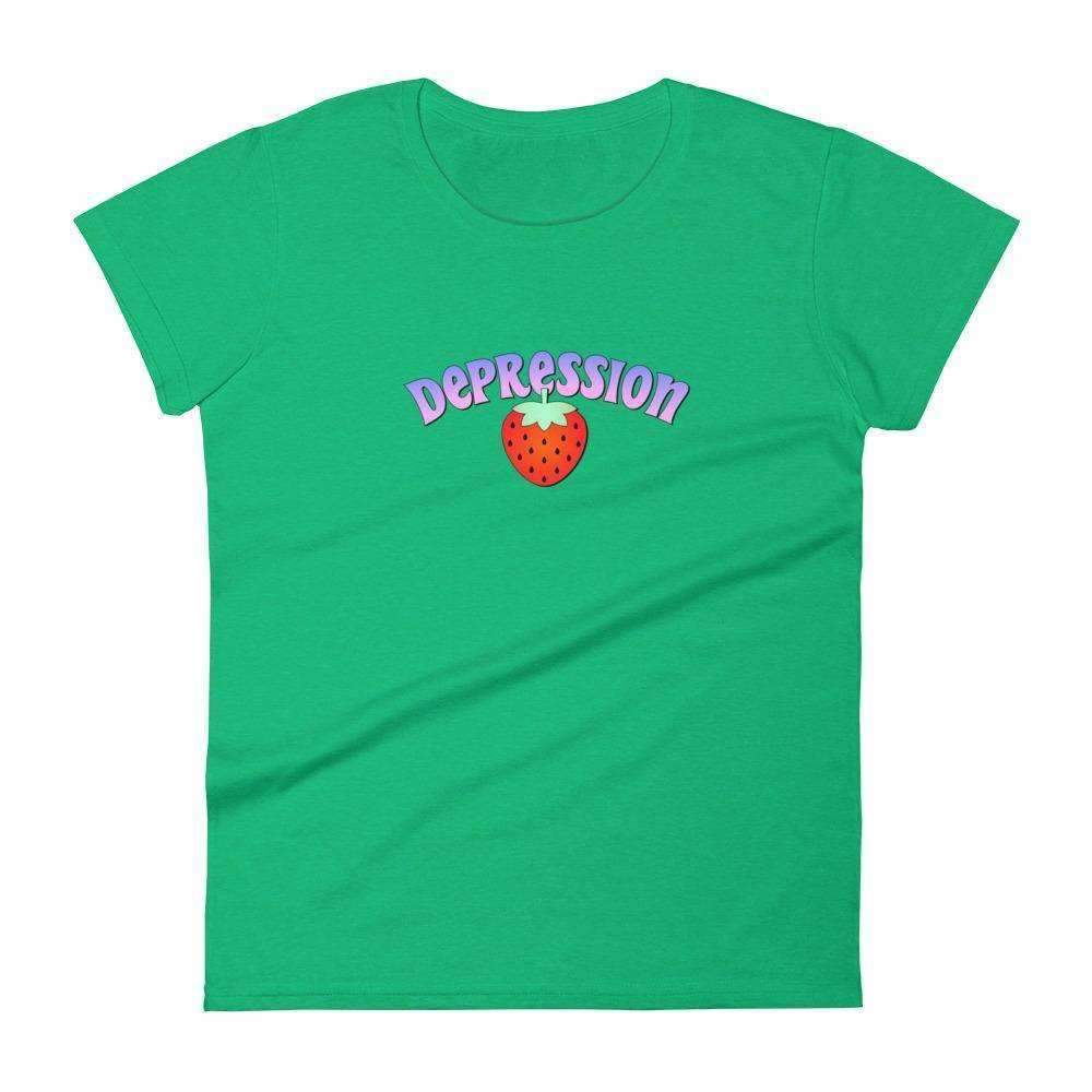 Depression Fitted Baby Tee - HAYLEY ELSAESSER 